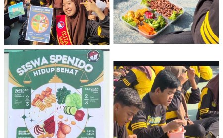 AKSI GIZI BERSAMA SMP NEGERI 1 SUKODONO