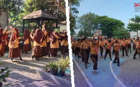 Inisiasi Gerakan Rutin Aksi Gizi! SMP DAFI Pesantren Al Quran Science Konsisten Jaga Kebugaran Santri