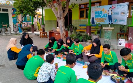 Aksi Gizi Serentak 2024 di SMP PGRI 2 Porong : Ciptakan Kesadaran Hidup Sehat dan Cerdas