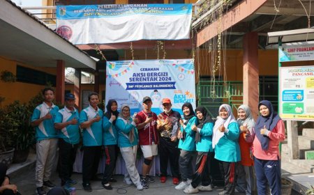 Membangun Generasi Sehat Dengan Gerakan Aksi Bergizi Serentak 2024 Bersama SMP Proklamasi Balongbendo