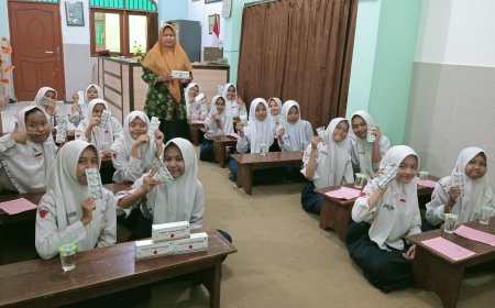 Aksi Bergizi : Makanan Bergizi, Menambah Energi dan Semangat Belajar Tinggi