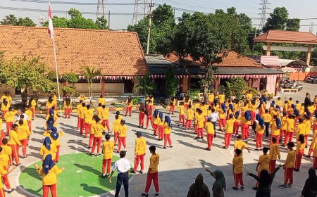 Gerakan Aksi Bergizi Serentak di Smp Kemala Bhayangkari 9 Waru