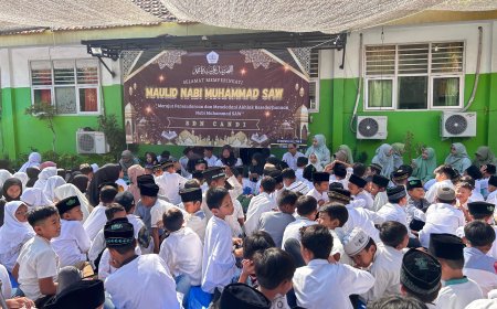 SDN Candi Gelar Peringatan Maulid Nabi Muhammad dengan Pembacaan Diba' dan Sholawat