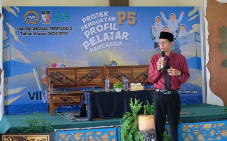 Opening of "Projek Penguatan Profil Pelajar Pancasila (P5)" at SMP Bilingual Terpadu 2