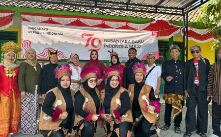 Pawai Budaya Dengan Tema Nusantara SD Negeri Bligo Untuk Memperingati HUT Kmerdekaan RI Ke-79