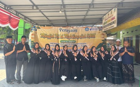 Peringatan Maulid Nabi Muhammad SAW di SDN Kebonagung 1 Sukodono