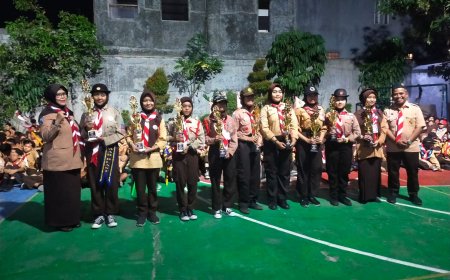 Prestasi Gemilang Pramuka SMP Al Muslim di Lomba Tingkat 2 Kwarran Waru