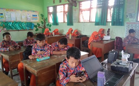 SIMULASI ANBK 2024 di SDN Mojorangagung dan Try Out Bersama Erlangga