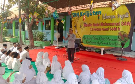 Meriahnya Maulid Nabi Muhammad SAW di SD Negeri Kalijaten