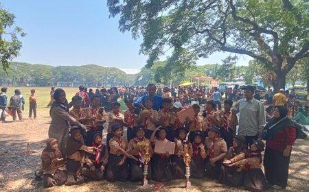SDN Kragan Juara 2 Lomba Tingkat 2 Penggalang Kwarran Gedangan