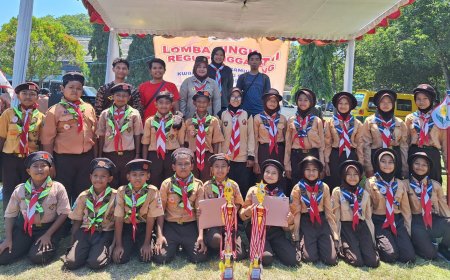 SDN WEDI SUKSES MENGUKIR PRESTASI DI LOMBA LT 2 PRAMUKA TAHUN 2024 KWARRAN GEDANGAN