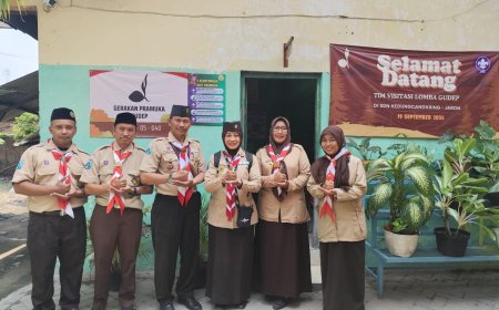 Luar Biasa! Kegiatan  Visitasi Lomba Gudep Di SDN Kedungcangkring- Jabon Sidoarjo