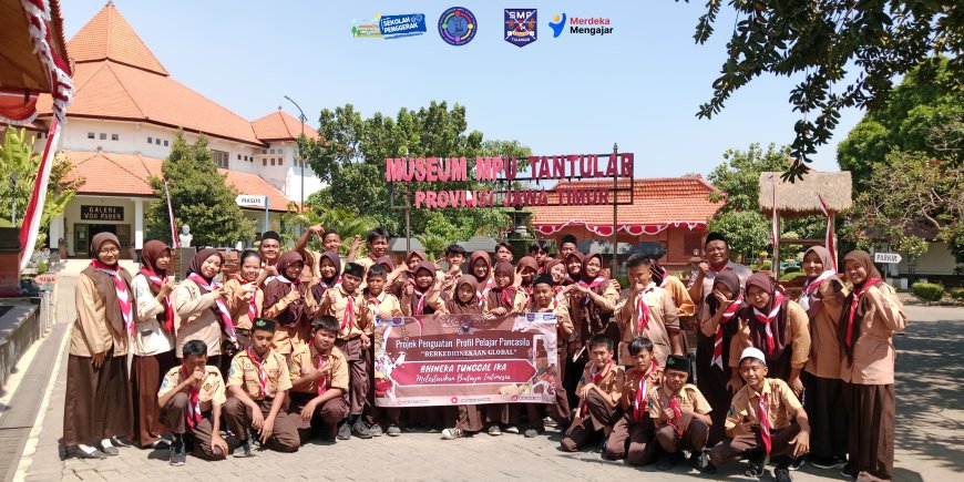 Peringati Hari Pramuka, SMP Harapan Tulangan ajak siswa berkunjung ke Museum Mpu Tantular Sidoarjo