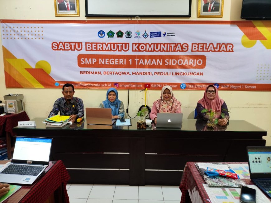 Tingkatkan Kompetensi Guru dan Peserta Didik SMP Negeri 1 Taman dengan Program Sabtu Bermutu