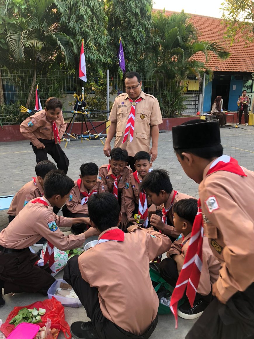 Penuh Semangat, Kegiatan PRAMUKA PERJUSA SMP Negeri 2 Jabon