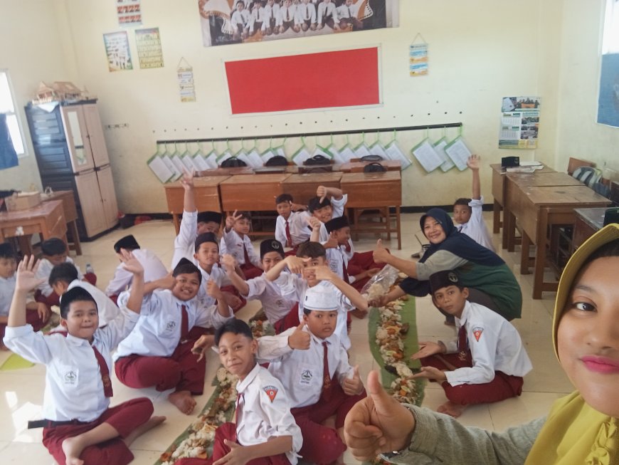 Program Makan Sehat Kelas VI Al-Khaliq SDHQ Porong