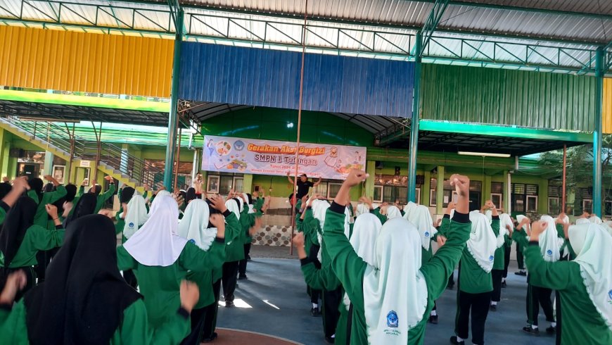 Gerakan Aksi BErgizi SMPN 1 TULANGAN Tahun 2024-2025 "Menuju Generasi Sehat dengan Makanan Bergizi"