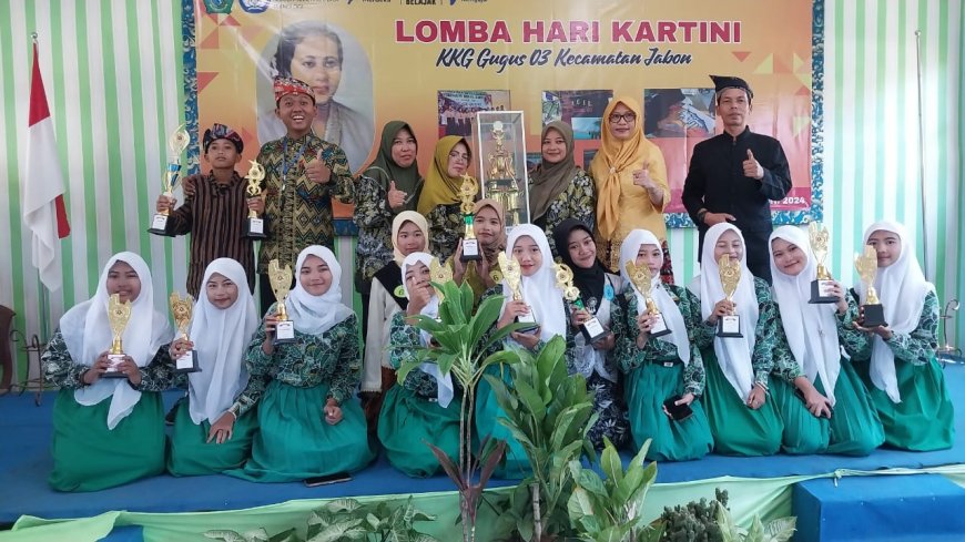 "Cintai Negeri dengan Prestasi" SDN. Balongtani Menjadi Juara Umum Lomba Dalam Rangka Memperingati Hari Kartini KKG Gugus 3 Kecamatan Jabon.