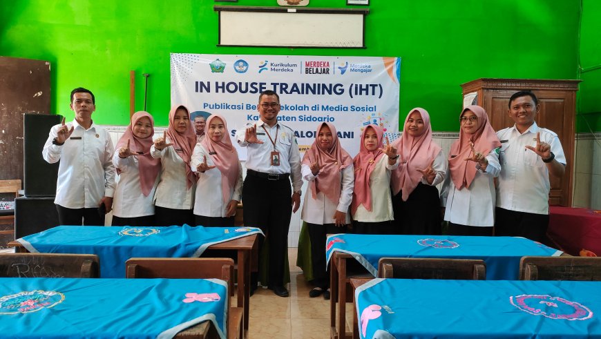 Luar Biasa Sinergi 2 Sekolah Hebat Menyelenggarakan In House Training Literasi di Kecamatan Jabon