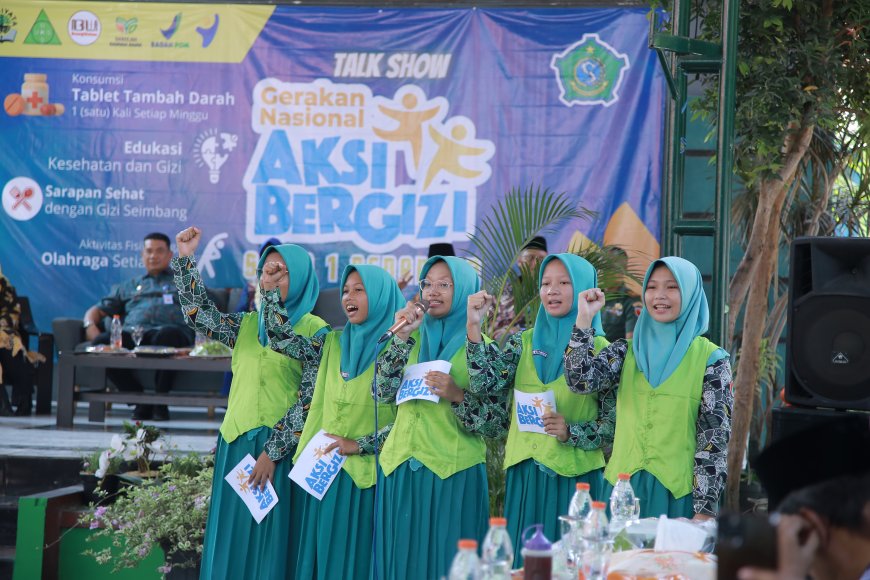 GERAKAN NASIONAL AKSI BERGIZI DI SMPN 1 GEDANGAN