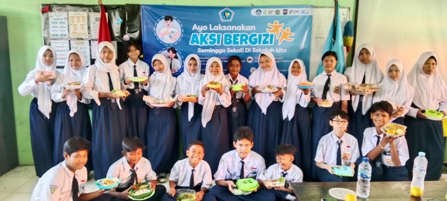 Gerakan Aksi Bergizi di SMP Yos Sudarso Sidoarjo: Meningkatkan Kesadaran Gizi di Kalangan Pelajar