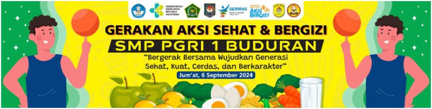 Kegiatan Gerakkan Hidup Sehat dan Bergizi SMP PGRI 1 Buduran