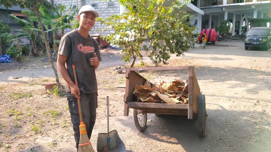 Biasakan Hidup Bersih dan Sehat, SMP Darusalamah Krian Adakan 'Jumber' dan Senam Pagi