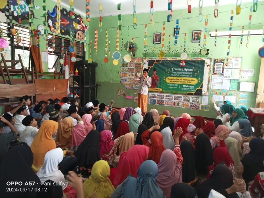 Peringatan Maulid Nabi di SDN Kragan