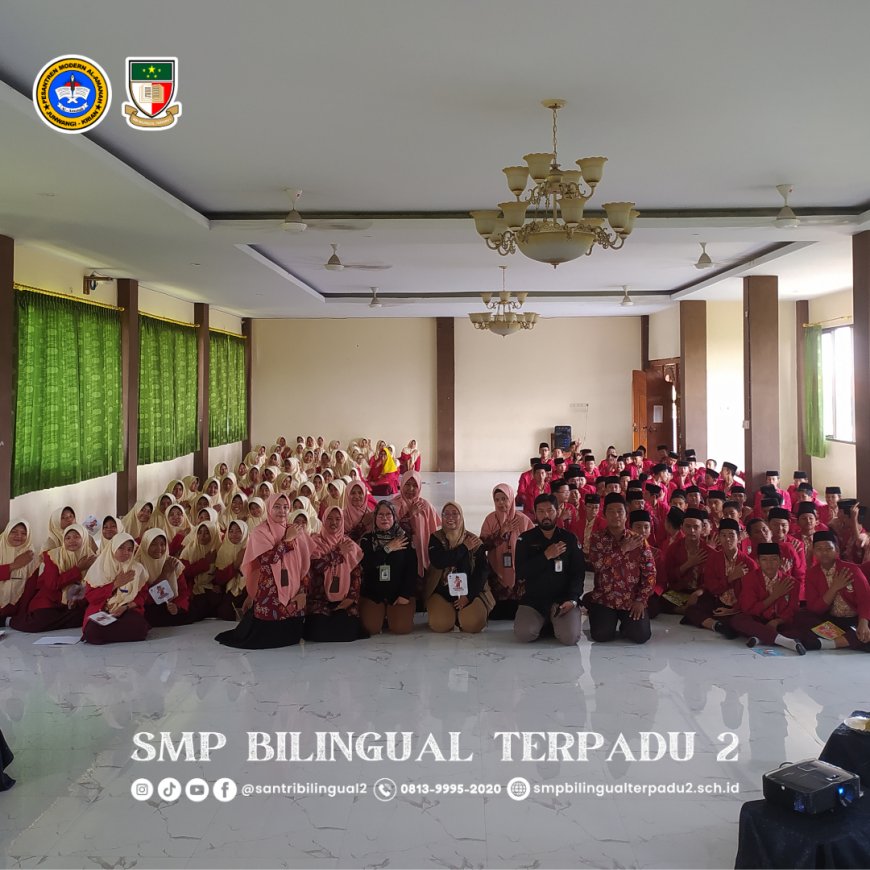 Seminar "Suara Demokrasi" oleh KPU Sidoarjo di SMP Bilingual Terpadu 2