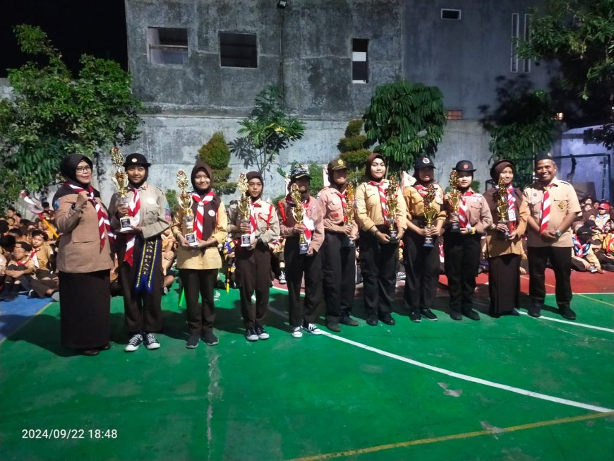 Prestasi Gemilang Pramuka SMP Al Muslim di Lomba Tingkat 2 Kwarran Waru