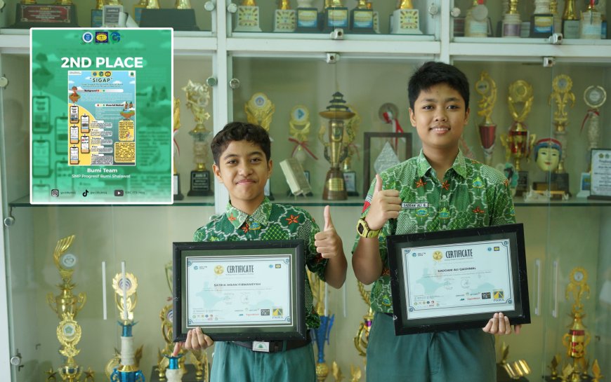 Tim Peneliti SMP Progresif Sabet Juara di ITB (Geology Student Competition 2024)