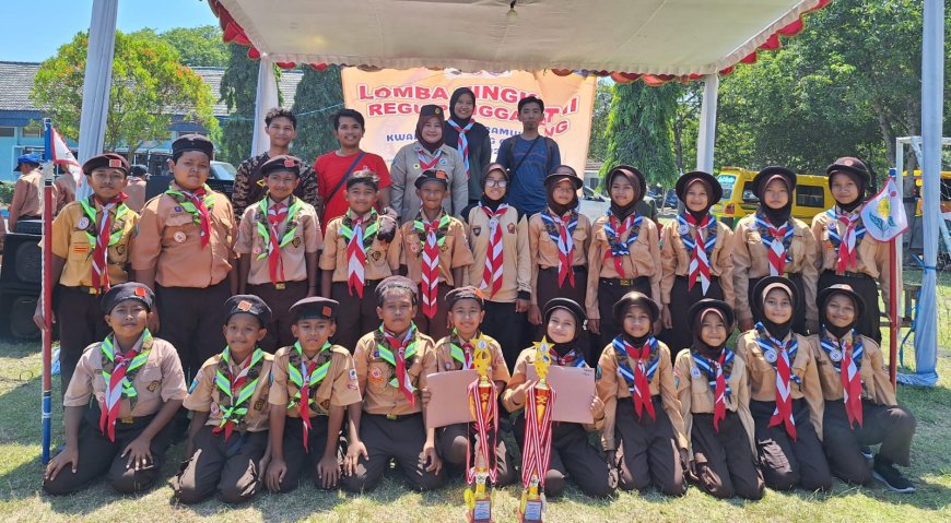 SDN WEDI SUKSES MENGUKIR PRESTASI DI LOMBA LT 2 PRAMUKA TAHUN 2024 KWARRAN GEDANGAN