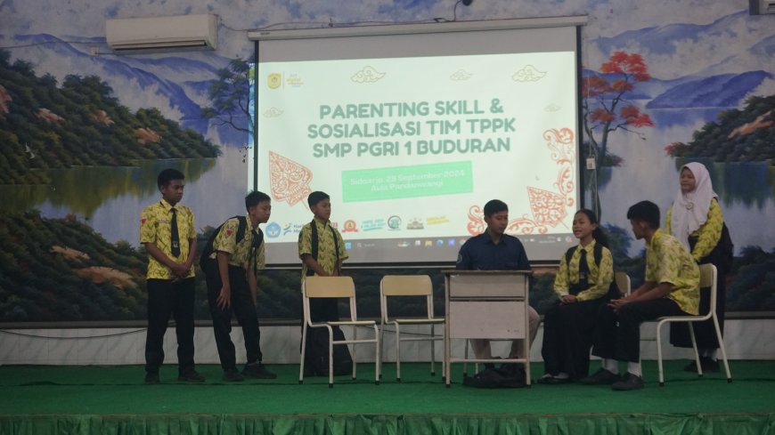 Parenting Skills dan TPPK SMP PGRI 1 Buduran Sentuh Hati Wali Murid