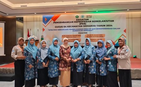 MERDEKA BELAJAR MERDEKA MENGAJAR : GURU SDN SIDOKARE 4 GUGUS 04 TINGKATKAN KUALITAS PEMBELAJARAN DENGAN MENGIKUTI KEGIATAN PENGEMBANGAN KEPROFESIAN BERKELANJUTAN (PKB) TAHUN 2024