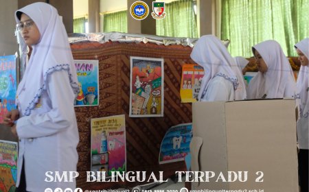 Sulap Aula Menjadi Galeri Seni dalam Gelar Karya P5