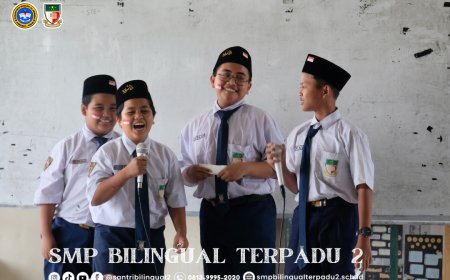 Lomba Berbalas Pantun dalam Rangka Festival Literasi Sekolah