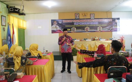 WORKSHOP Pengembangan Keprofesian Berkelanjutan tema Peningkatan Kompetensi GTK dan Inovasi Pembelajaran SMP Negeri 3 Taman Sidoarjo, Sidoarjo, 8 s.d. 9 Oktober 2024