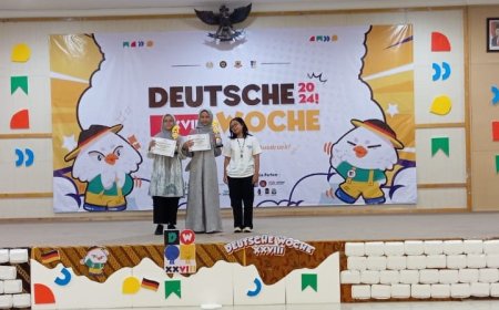 Dari Puisi ke Prestasi: Siswi SMP Progresif Bumi Shalawat Buktikan Diri di Ajang DEUTSCHE WOCHE XXVIII UNESA