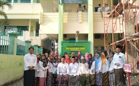 PERINGATAN HARI SANTRI NASIONAL DI SMP BAHAUDDIN TAMAN