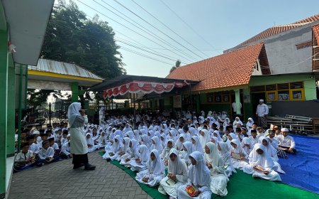 Semarak Peringatan Hari Santri Nasional di SDN Kebonagung 1 Sukodono