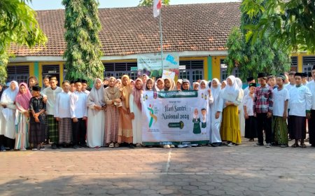 SEMARAK HARI SANTRI SMP PERSATUAN KREMBUNG