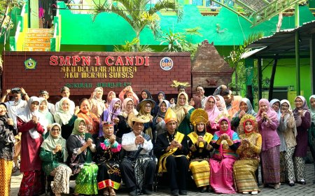 Merajut Persatuan dalam Keberagaman: SMPN 1 Candi Rayakan hari Sumpah Pemuda dan Bulan Bahasa