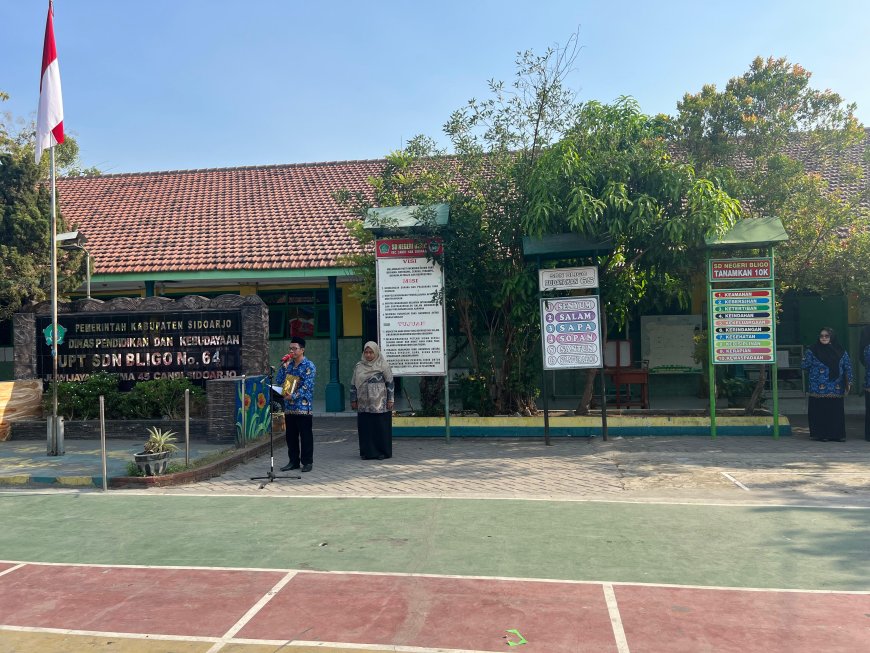 SD NEGERI BLIGO Memperingati Hari Kesaktian Pancasila Dengan Tema “Bersama Pancasila Kita Wujudkan Indonesia Emas"