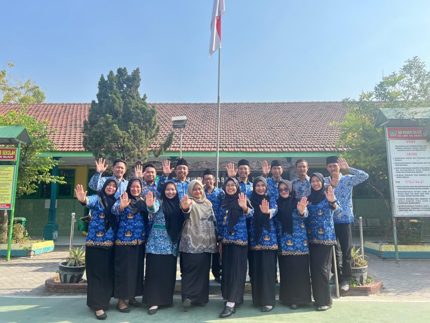SD NEGERI BLIGO Memperingati Hari Kesaktian Pancasila Dengan Tema “Bersama Pancasila Kita Wujudkan Indonesia Emas"