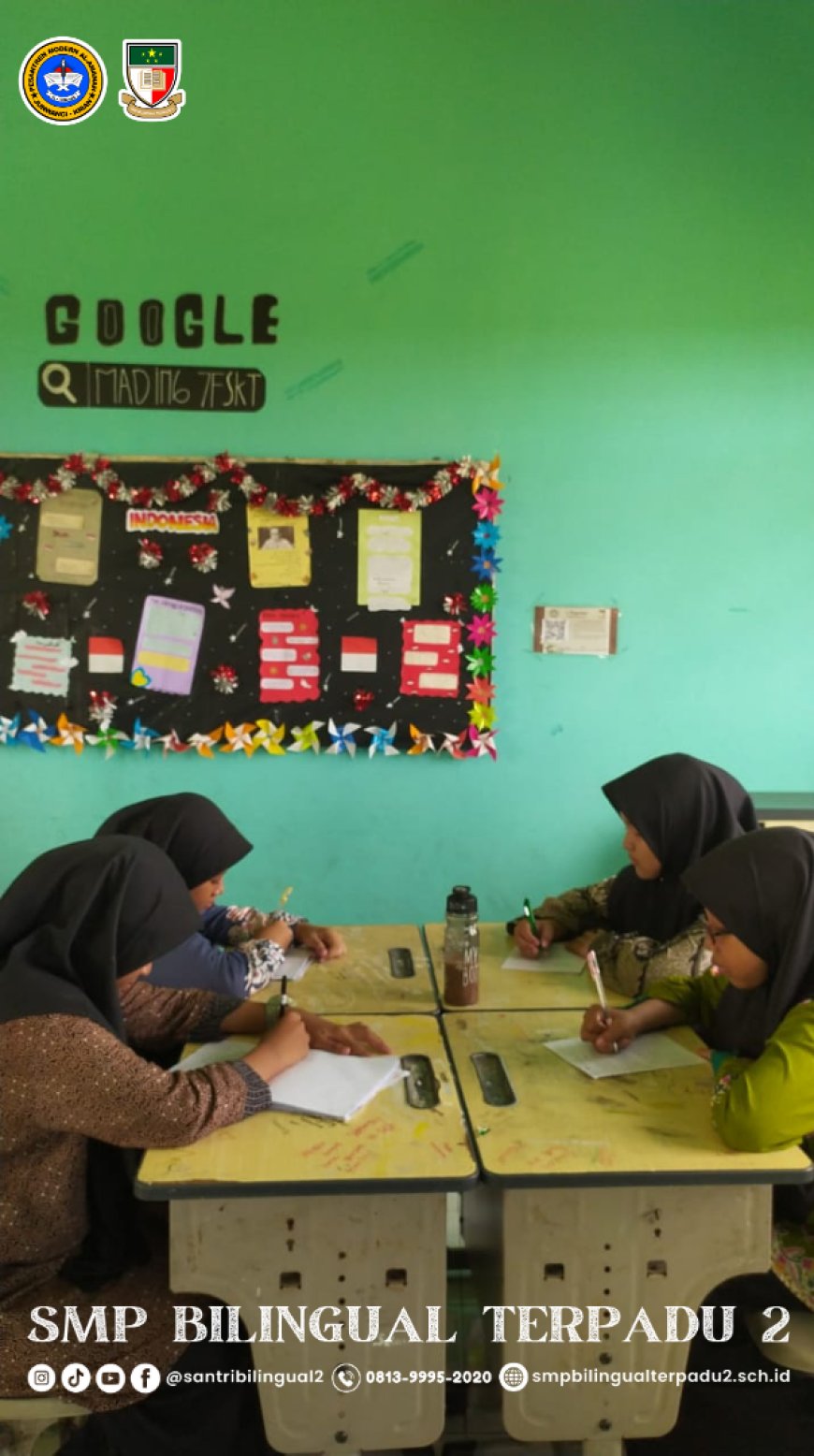 Tim Literasi SMP Bilingual Terpadu 2 Adakan Kegiatan Gerakan Sekolah Menulis