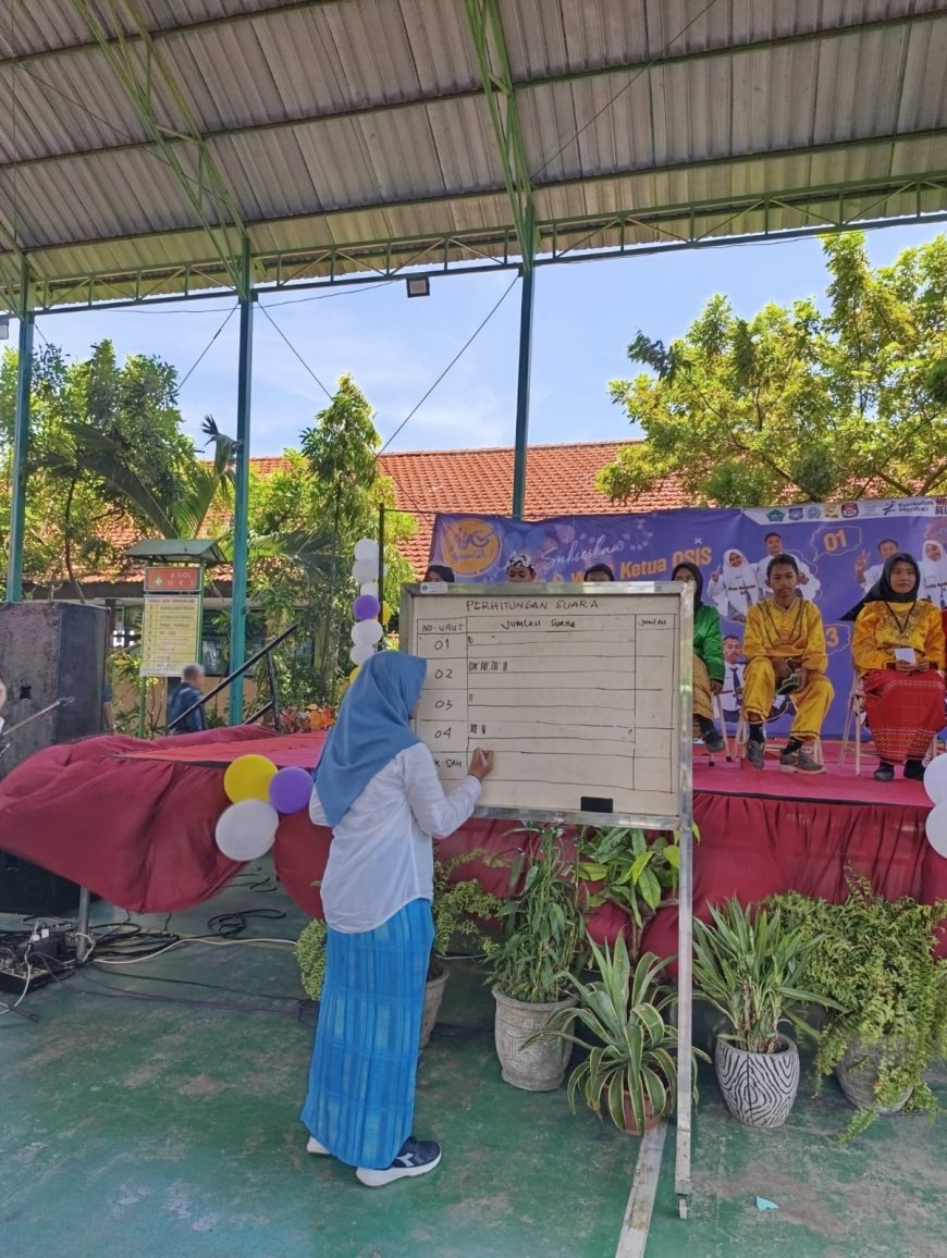 MERIAHNYA PEMILIHAN KETUA OSIS DI SMPN 1 PRAMBON: SUARA PELAJAR UNTUK MASA DEPAN