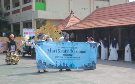 PARADE KEGIATAN HARI SANTRI SMP ISLAM AS SAKINAH