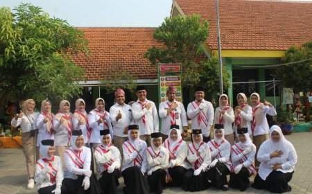 Peringatan Hari Pahlawan yang ke-79 di SDN Kebonagung 1 Sukodono