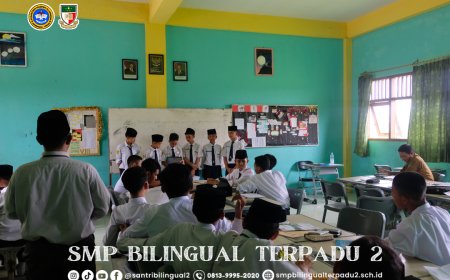 Pengawas Dispendik Sidoarjo Tinjau dari Dekat Pembelajaran di SMP Bilie