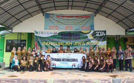 Kampanye Peringatan Hari Toleransi Internasional di SMP Negeri 1 Balongbendo